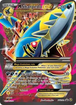 M Sharpedo-EX, XY Black Star Promos, no. XY200a