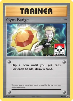 Gym Badge, XY Black Star Promos, no. XY205