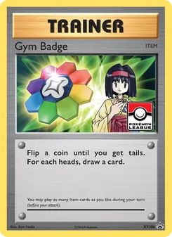 Gym Badge, XY Black Star Promos, no. XY206