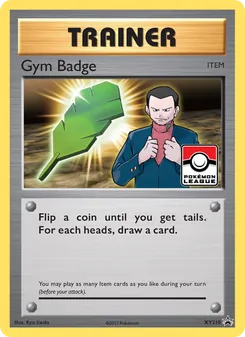 Gym Badge, XY Black Star Promos, no. XY210