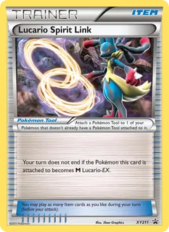 Lucario Spirit Link, XY Black Star Promos, no. XY211