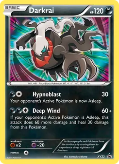 Darkrai, XY Black Star Promos, no. XY22