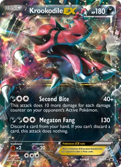 Krookodile EX, XY Black Star Promos, no. XY25