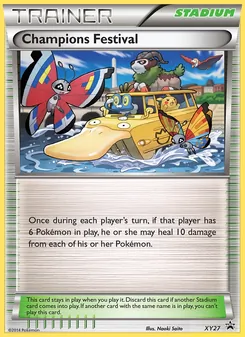 Champions Festival, XY Black Star Promos, no. XY27