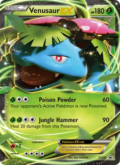 Venusaur EX, XY Black Star Promos, no. XY28