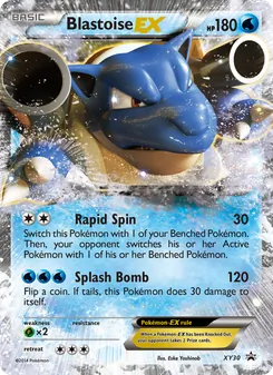 Blastoise EX, XY Black Star Promos, no. XY30