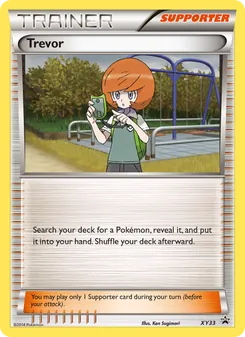 Trevor, XY Black Star Promos, no. XY33