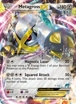 Metagross EX, XY Black Star Promos, no. XY34