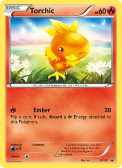 Torchic, XY Black Star Promos, no. XY37