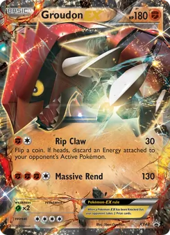Groudon EX, XY Black Star Promos, no. XY42