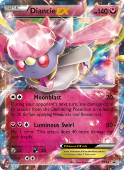 Diancie EX, XY Black Star Promos, no. XY43