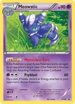 Meowstic, XY Black Star Promos, no. XY48