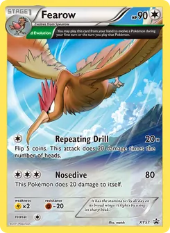 Fearow, XY Black Star Promos, no. XY57
