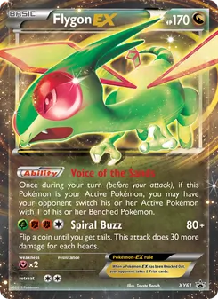 Flygon EX, XY Black Star Promos, no. XY61
