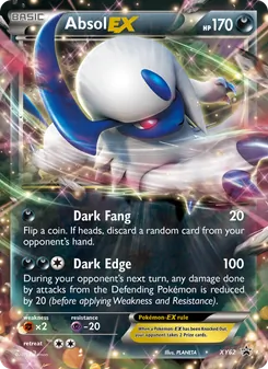 Absol EX, XY Black Star Promos, no. XY62