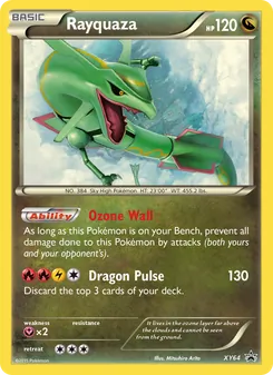 Rayquaza, XY Black Star Promos, no. XY64