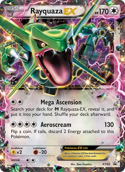 Rayquaza EX, XY Black Star Promos, no. XY66