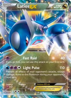 Latios EX, XY Black Star Promos, no. XY72