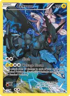 Zekrom, XY Black Star Promos, no. XY76