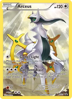 Arceus, XY Black Star Promos, no. XY83