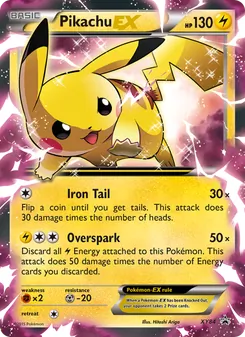 Pikachu EX, XY Black Star Promos, no. XY84