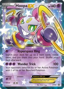 Hoopa EX, XY Black Star Promos, no. XY85