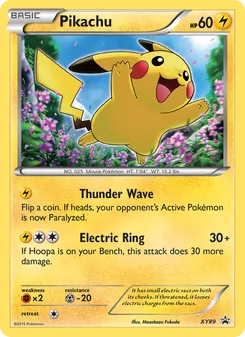 Pikachu, XY Black Star Promos, no. XY89