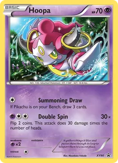 Hoopa, XY Black Star Promos, no. XY90