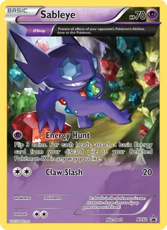 Sableye, XY Black Star Promos, no. XY92