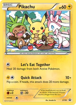 Pikachu, XY Black Star Promos, no. XY95