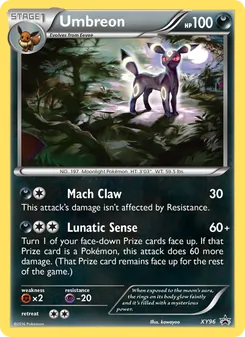 Umbreon, XY Black Star Promos, no. XY96