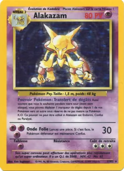 Alakazam, Set de Base, n° 1