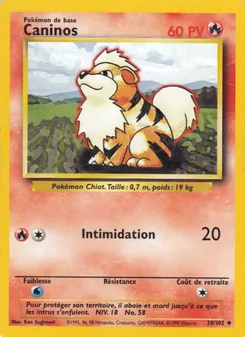 Caninos, Set de Base, n° 28