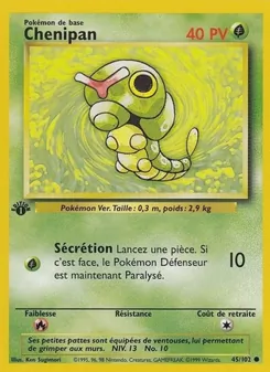Chenipan, Set de Base, n° 45