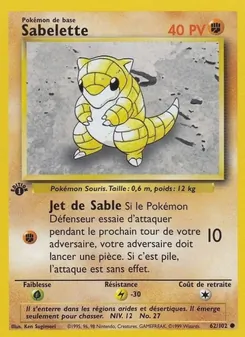 Sabelette, Set de Base, n° 62