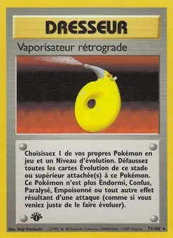 Vaporisateur rétrograde, Set de Base, n° 72