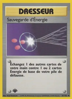 Sauvegarde d'Énergie, Set de Base, n° 81