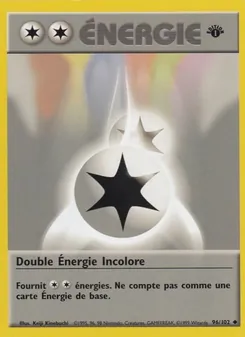 Double Énergie Incolore, Set de Base, n° 96