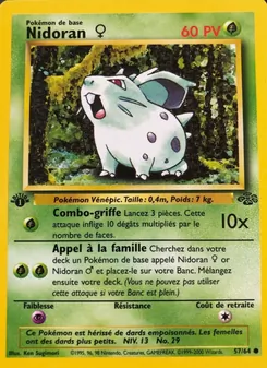 Nidoran ♀, Jungle, n° 57