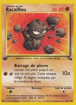 Racaillou, Fossile, n° 47