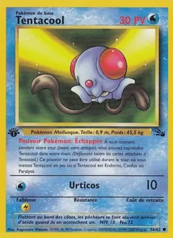 Tentacool, Fossile, n° 56