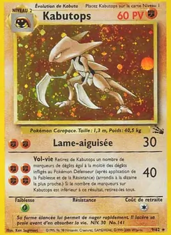 Kabutops, Fossile, n° 9