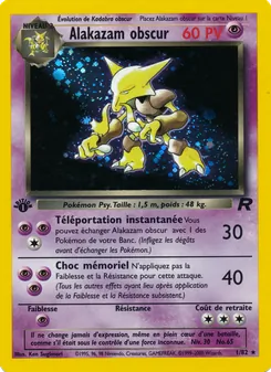 Alakazam obscur, Team Rocket, n° 1
