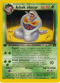 Arbok obscur, Team Rocket, n° 19