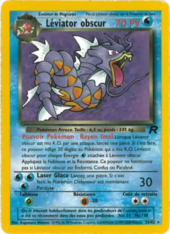 Léviator obscur, Team Rocket, n° 25