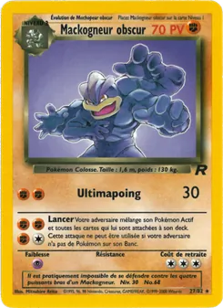 Mackogneur obscur, Team Rocket, n° 27