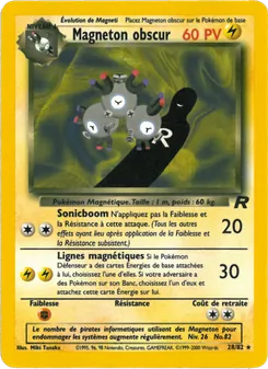 Magneton obscur, Team Rocket, n° 28