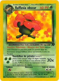 Rafflesia obscur, Team Rocket, n° 30