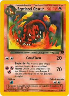 Reptincel Obscur, Team Rocket, n° 32