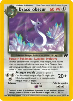 Draco obscur, Team Rocket, n° 33